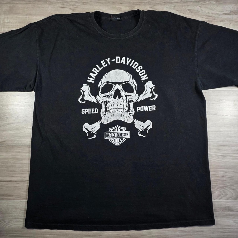Vintage Harley Davidson Skull Los Angeles Bartels' Tee Shirt